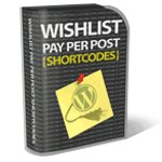 Wishlist Pay Per Post Shortcodes