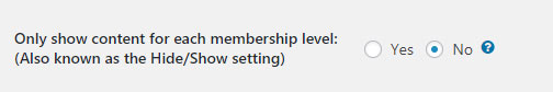 Wishlist Member Protection Settings